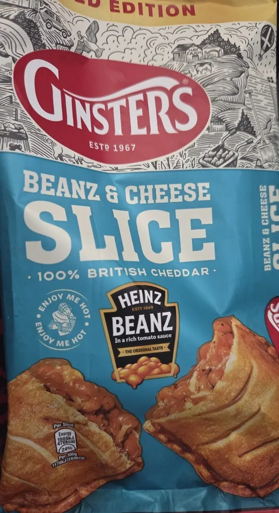 beans and cheese slice