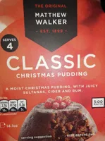MATTHEW WALKER CLASSIC CHISTMAS PUDDING