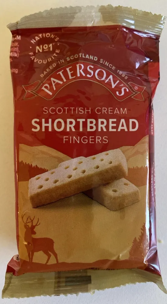 Scottish cream shortbread fingers