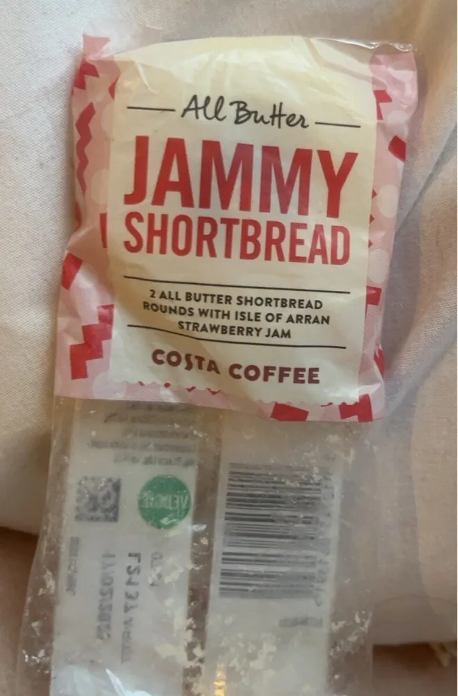 Jammy shortbread