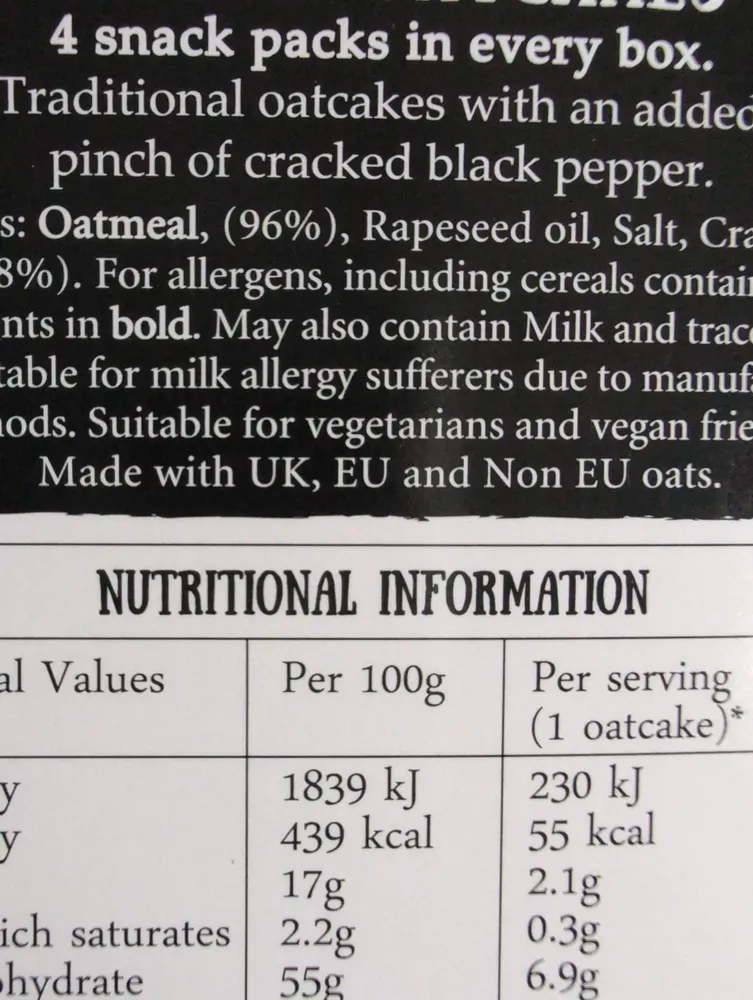 Cracked black pepper