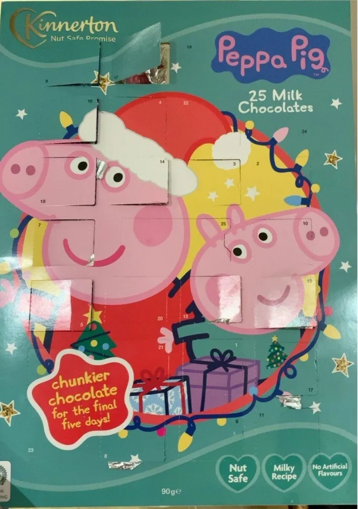 Peppa pig advent calendar
