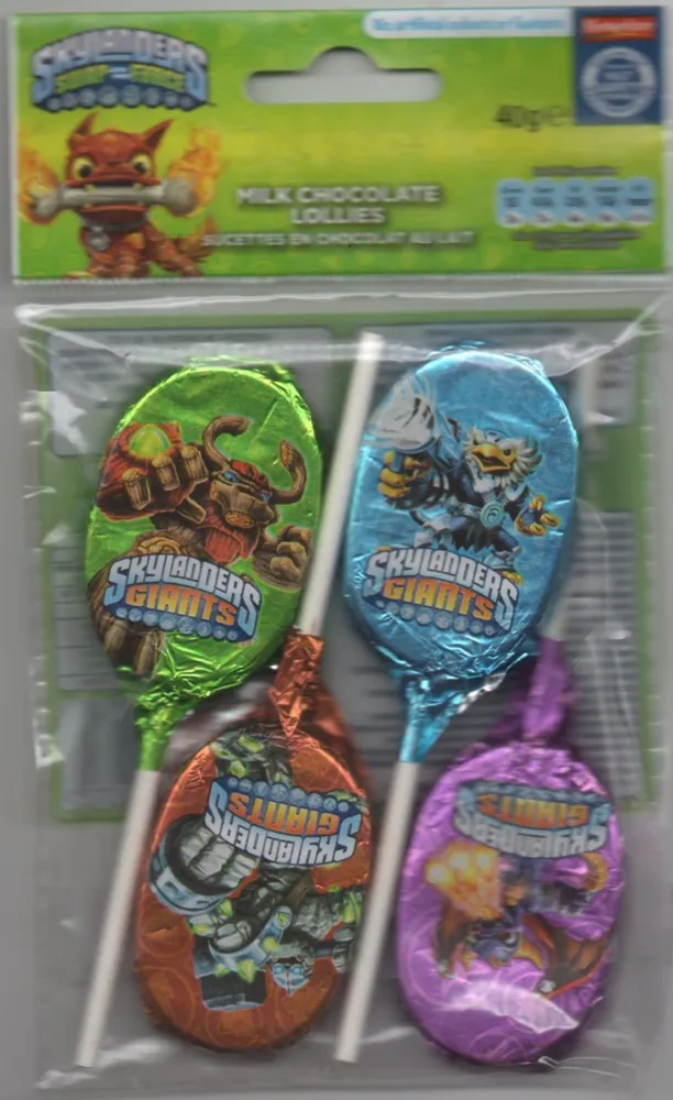 Sucettes chocolat