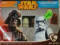 Disney Star Wars Miniatures en chocolat blanc et au lait