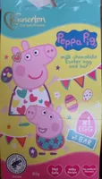 Peppa pig easter egg + chocolate bar