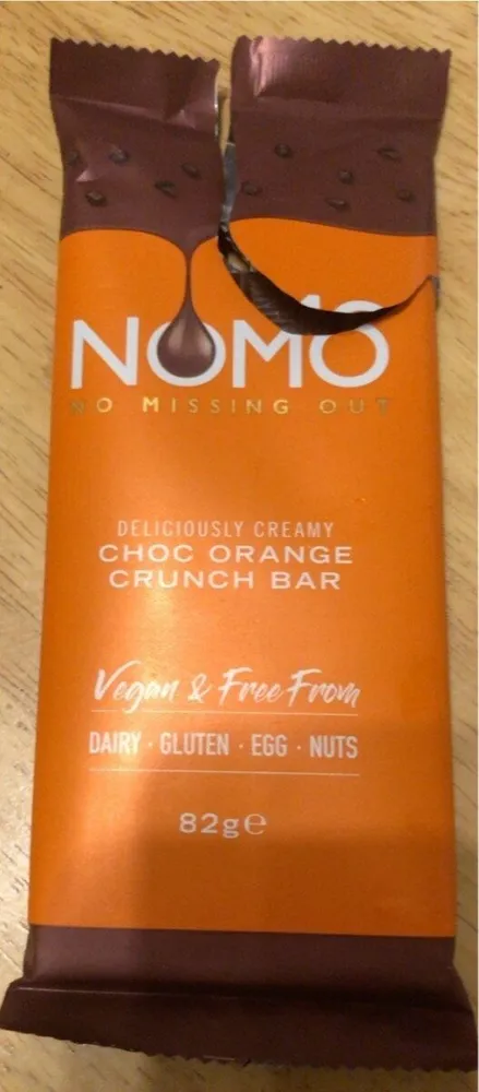 Choc orange crunch bar