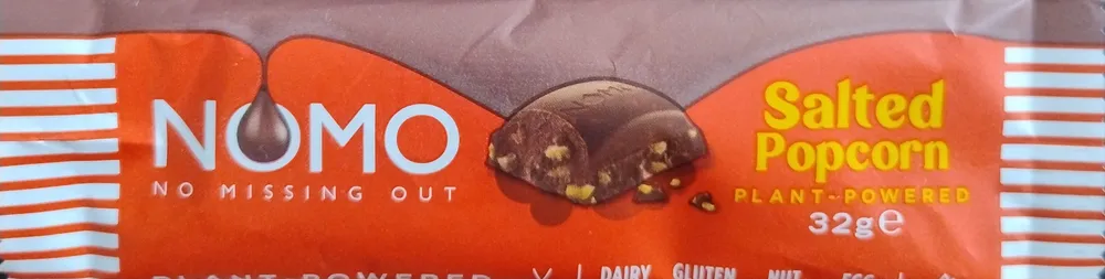 Salted Popcorn Chocolate Bar