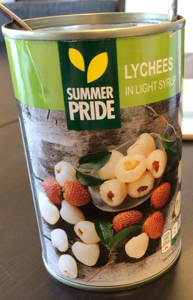 Lychees in light syrup