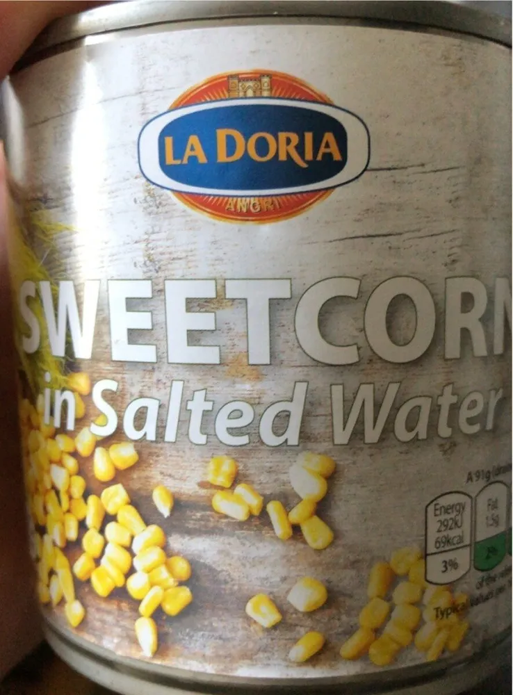 Sweetcorn in saltwater