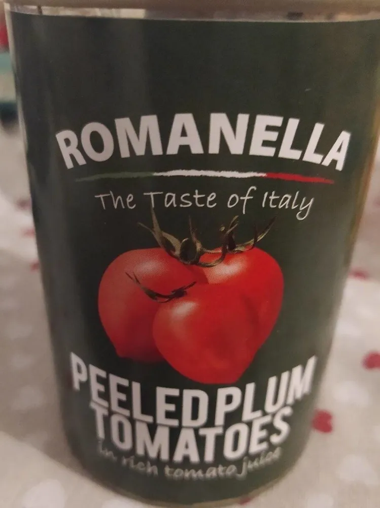 Peeled plum tomatoes