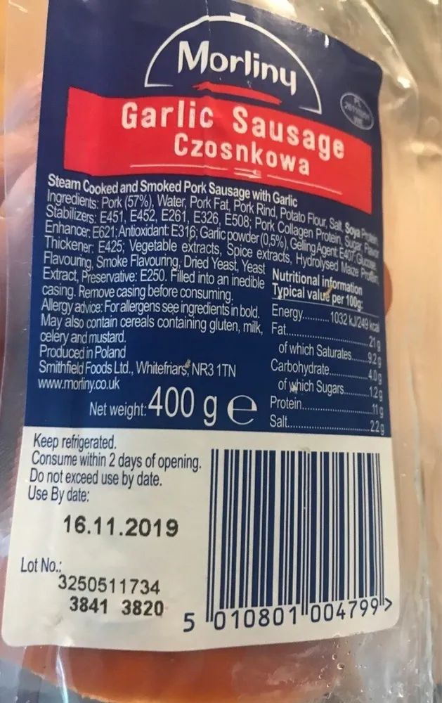 Garlic Sausage