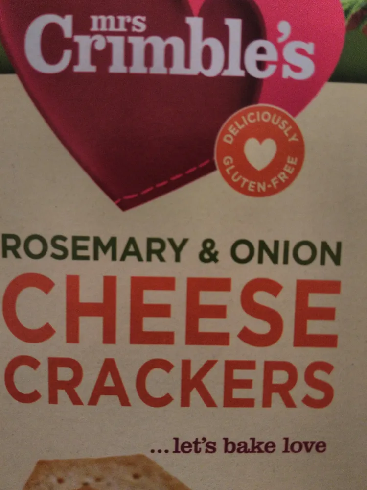 Rosemary & Onion Cheese Crackers