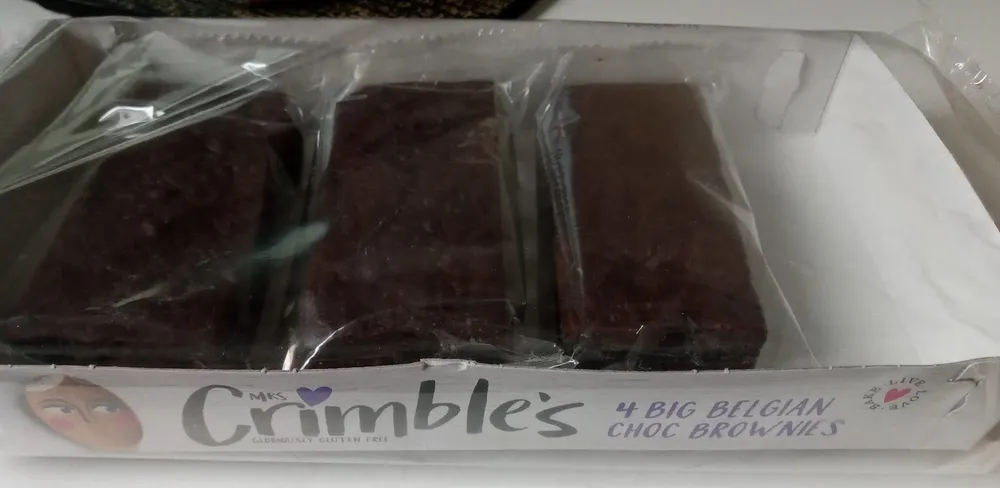 4 big Belgian choc brownies