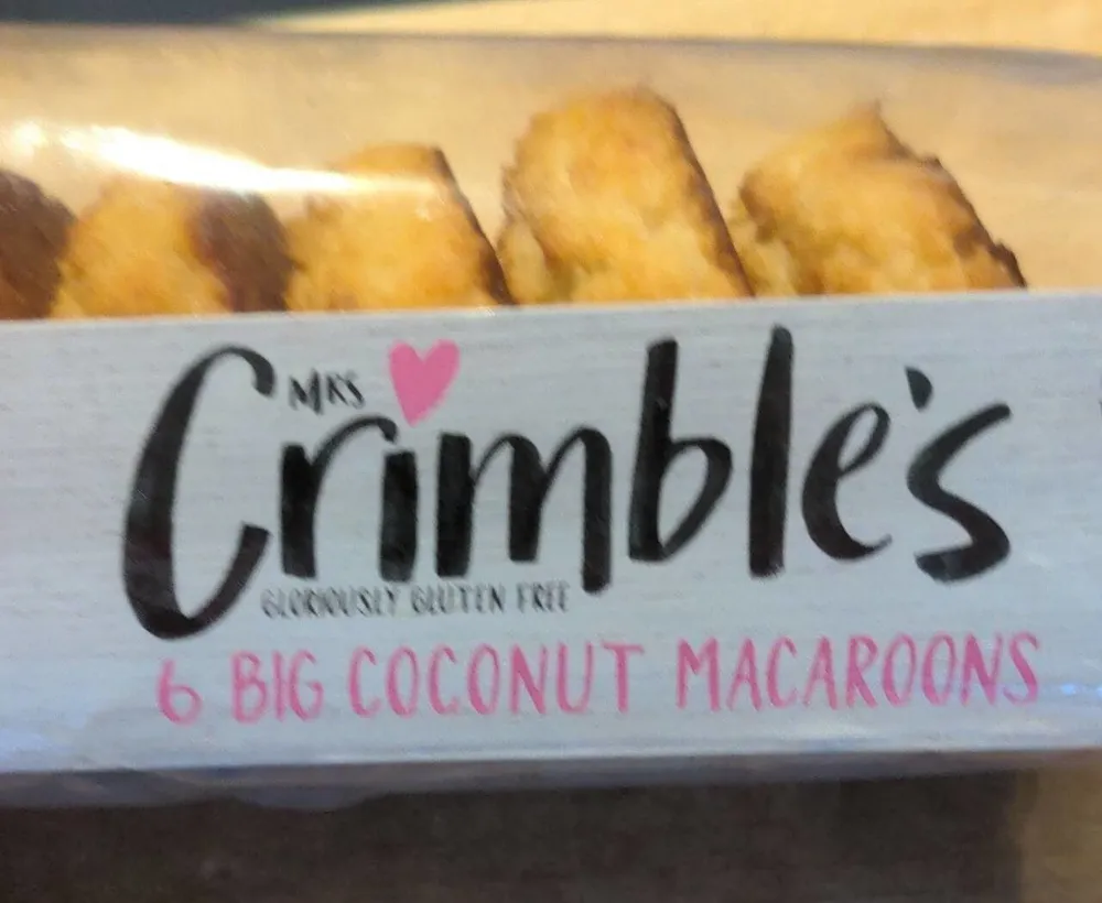 Crimbles cocnut macaroons