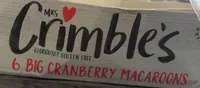 Mrs Crimbles Cranberry Macaroons