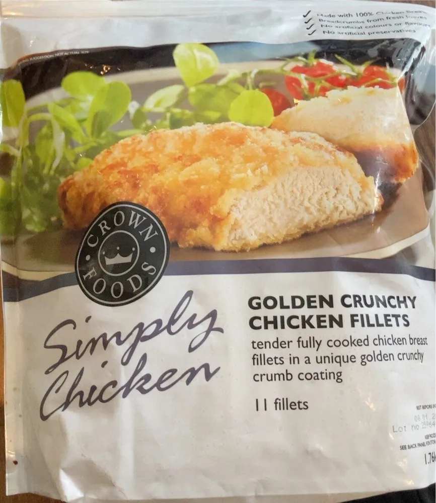 Golden Crunchy Chicken Fillets