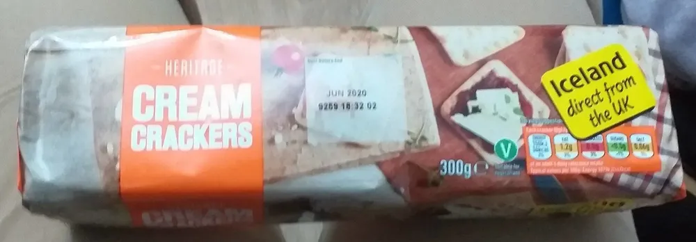 Cream crackers