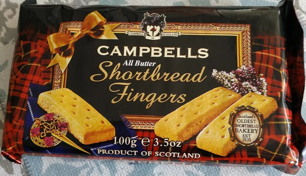 Shortbread fingers