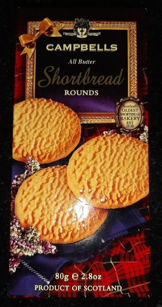 Shortbread rounds