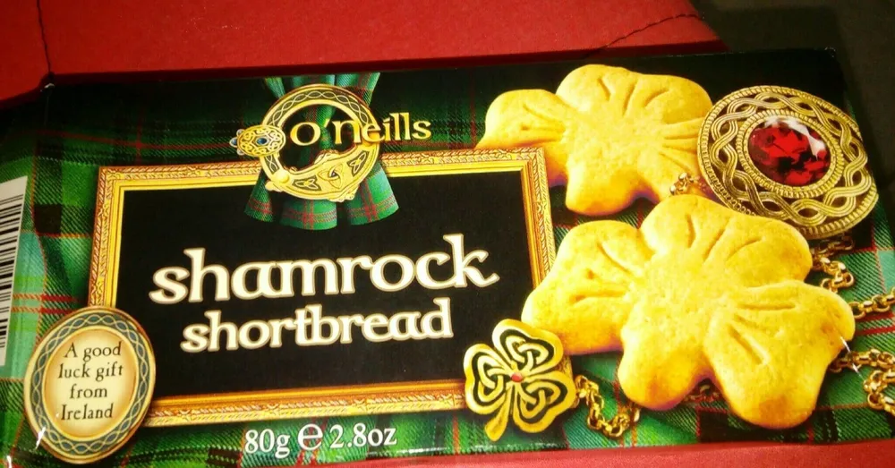 Shamrock shortbread