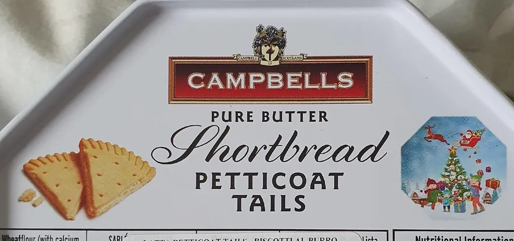 Pure butter shortbread petticoat tails