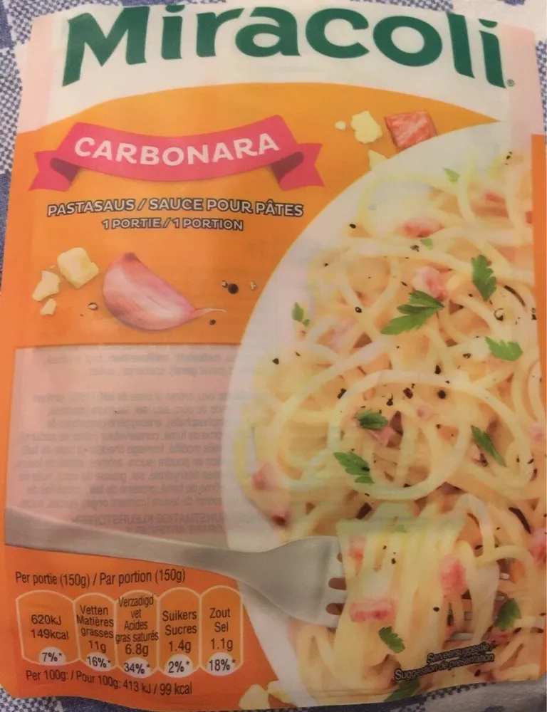 Sauce carbonara