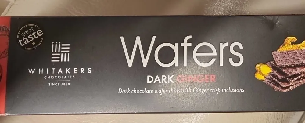 Wafers dark ginger