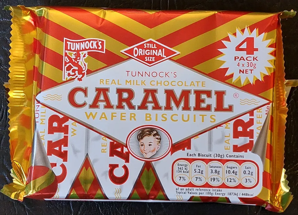 Milk Chocolate Caramel Wafer Biscuit