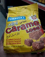 Mini caramel logs