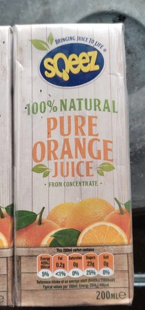 Pure orange juice