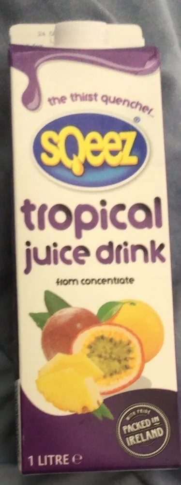 Squeez tropical juice drink