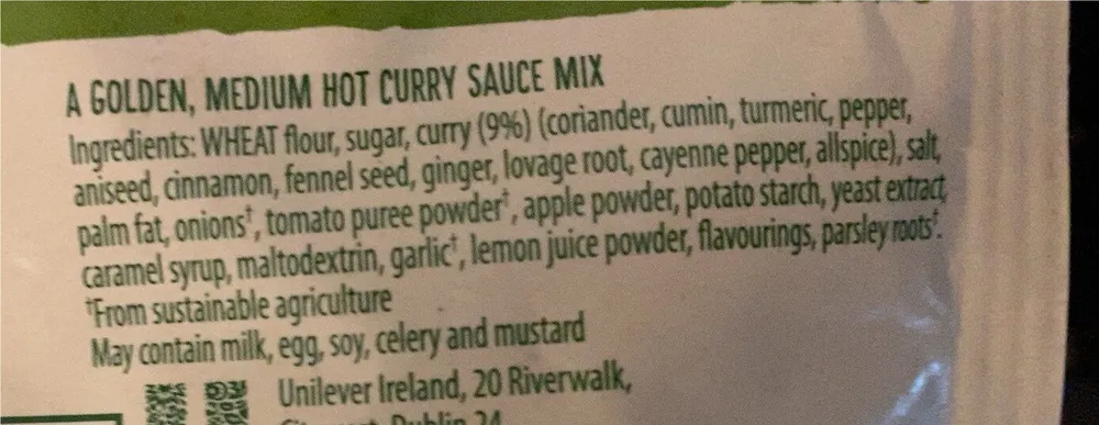 Medium curry sauce
