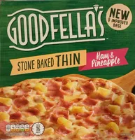 Stone Baked Thin Ham & Pineapple Pizza