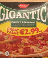 Gigantic Double Pepperoni Pizza