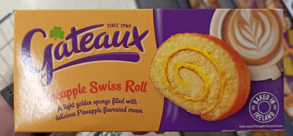 Pineapple Swiss Roll