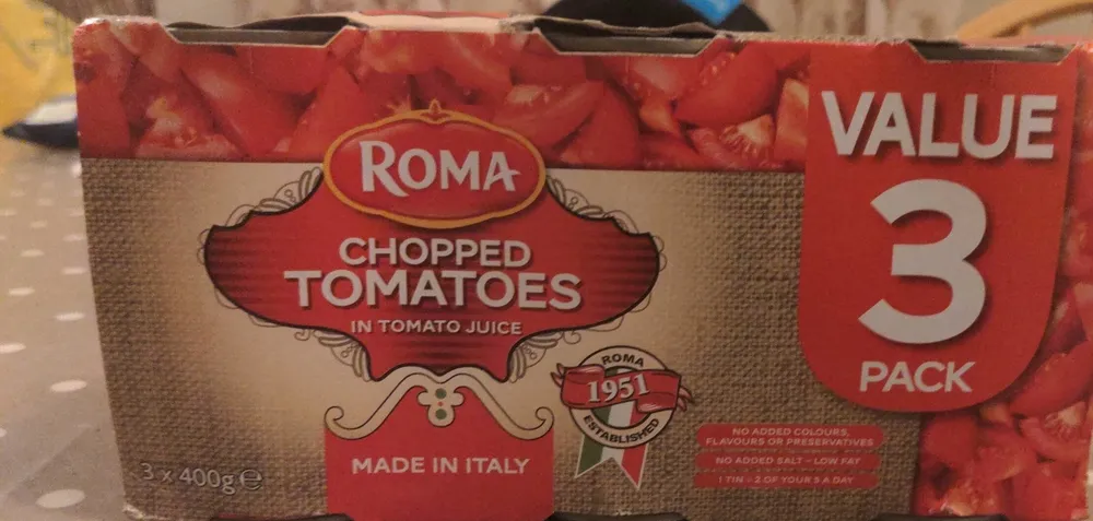 Chopped tomatoes in tomato juice