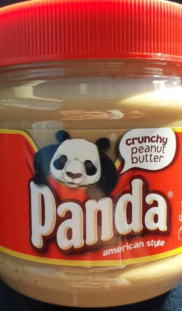Panda crunchy peanut butter american style