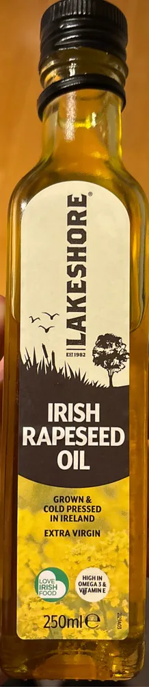 Irish rapeseed oil