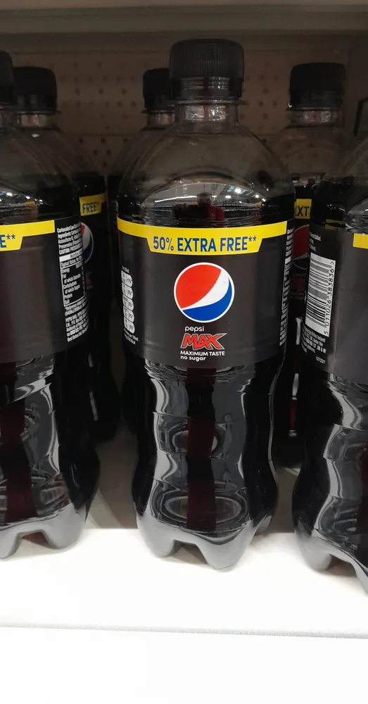 Pepsi Max Plus 50% Extra Free