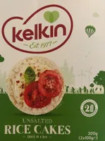 Kelkin Rice Cakes Unsalted 200G