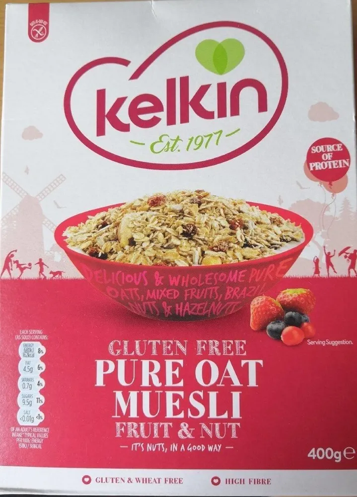 Pure oat muesli fruit & nut