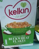Buckwheat flakes with apple and coconut
