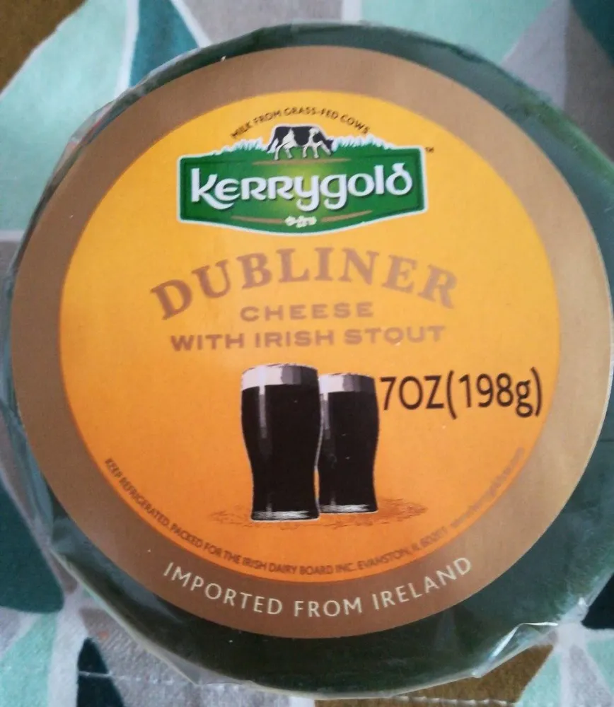 Dubliner cheese with Irish stout