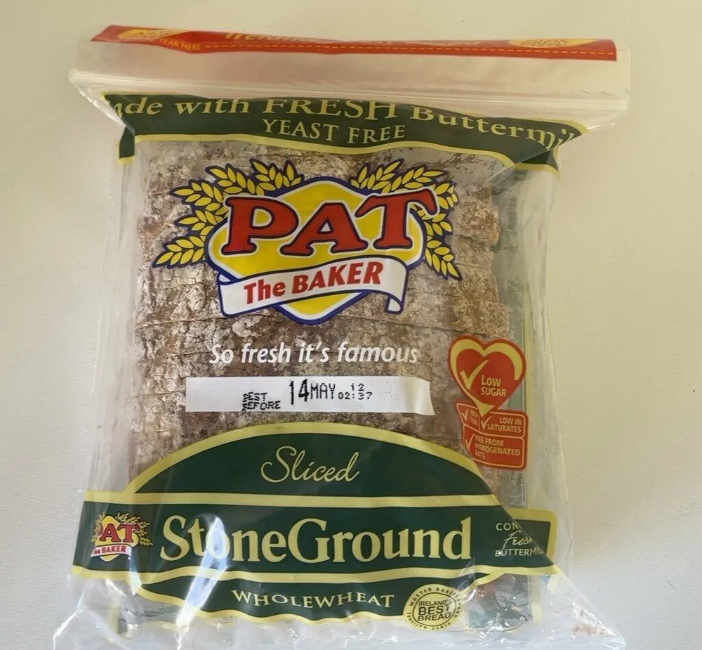 Sliced stone ground wholewheat