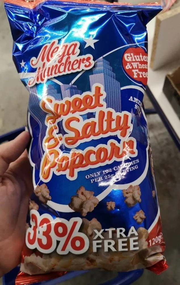 Sweet and salty popcorn