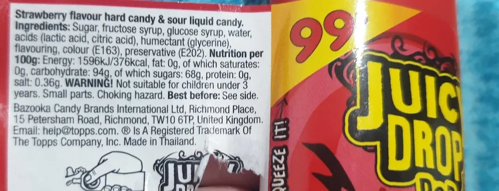 Juicy drop pop