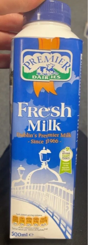 Premier dairies fresh milk