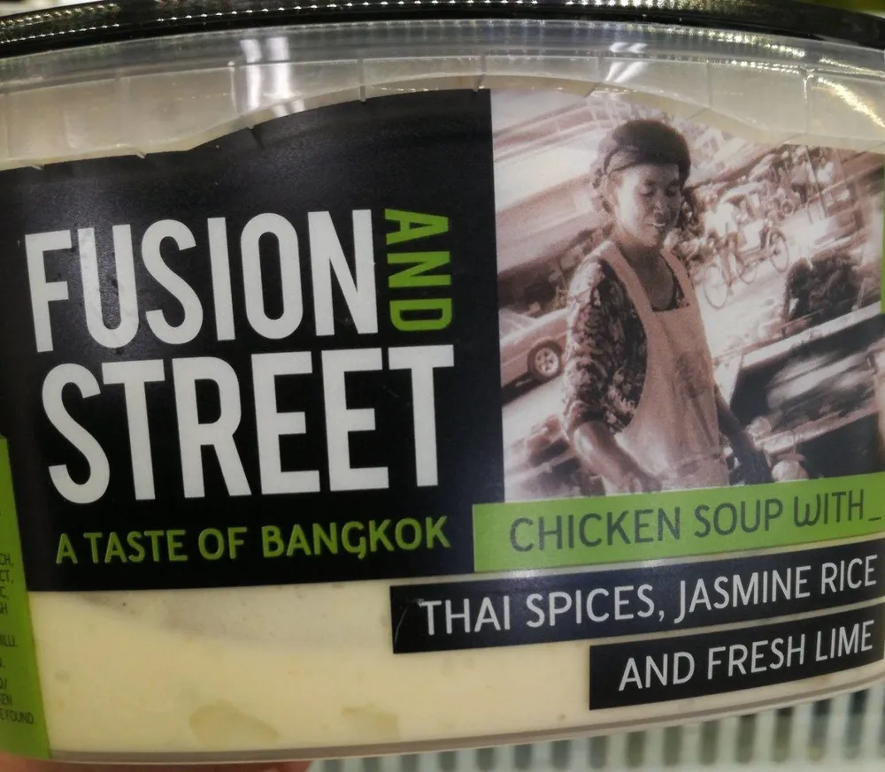 Chicken soup thai spices rice lime