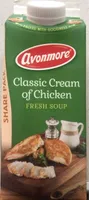 Classic cream of chicken fresh soup