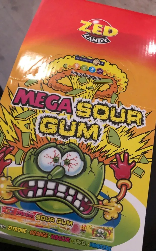 Mega sour gum
